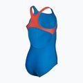 Costume intero per bambini arena Kikko V Swim Pro Back blue china/calypso coral 4
