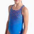 Costume intero per bambini arena Kikko V Swim Pro Back blue china/calypso coral 8