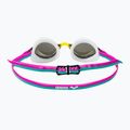 Occhialini da nuoto Arena Python Mirror argento/bianco/fucsia 5