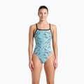 Costume intero Arena Escape Challenge Back nero/blu acqua multi donna