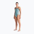 Costume intero Arena Escape Challenge Back nero/blu acqua multi donna 2