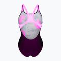 Costume da bagno intero donna arena Imaginary Swim Pro Back nero/ rosa shocking/multi 2