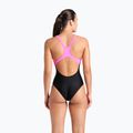 Costume da bagno intero donna arena Imaginary Swim Pro Back nero/ rosa shocking/multi 7
