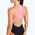 Costume da bagno intero donna arena Imaginary Swim Pro Back nero/ rosa shocking/multi 9