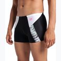 Boxer da bagno uomo arena Stripe Short nero/bianco/multi 8