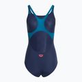 Costume intero donna arena Foggy Dots Swim Pro Back navy / blue cosmo 2