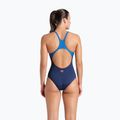 Costume intero donna arena Foggy Dots Swim Pro Back navy / blue cosmo 3