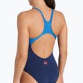 Costume intero donna arena Foggy Dots Swim Pro Back navy / blue cosmo 5