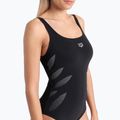 Costume da bagno intero donna arena Milena Wing Back nero 4