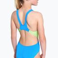 Arena Star Shaped Swim Tech L costume intero da bambino blu fiume/verde tenero/multi 9