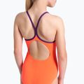 Costume intero Arena Star Graphic Lightdrop Back corallo brillante / prugna per bambino 5