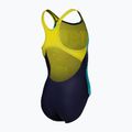 Costume intero per bambini arena Light Tricks Swim Pro Back navy/verde tenue/multi 4
