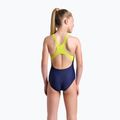 Costume intero per bambini arena Light Tricks Swim Pro Back navy/verde tenue/multi 7