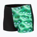 Boxer da nuoto per bambini arena Foam Swim Short nero/verde morbido multi 3