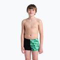 Boxer da nuoto per bambini arena Foam Swim Short nero/verde morbido multi 5