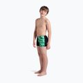 Boxer da nuoto per bambini arena Foam Swim Short nero/verde morbido multi 6