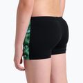 Boxer da nuoto per bambini arena Foam Swim Short nero/verde morbido multi 9