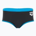 Boxer nuoto uomo arena One Low Waist Short Big Logo asfalto/turchese