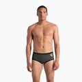 Boxer da bagno da uomo arena One Low Waist Short Big Logo dark sage/nero