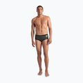 Boxer da bagno da uomo arena One Low Waist Short Big Logo dark sage/nero 2