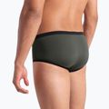 Boxer da bagno da uomo arena One Low Waist Short Big Logo dark sage/nero 5