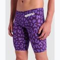 Uomo arena Powerskin Carbon Air2 LE Jammer leopardato viola jammer da nuoto 4