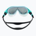 Maschera da nuoto per bambini arena The One Mask fumo scuro/ acqua/ nero 4
