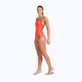 Costume da bagno intero donna arena Lace Back Solid bright coral/plum 2