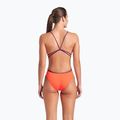 Costume da bagno intero donna arena Lace Back Solid bright coral/plum 3