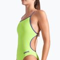 Costume da bagno intero donna arena Lace Back Solid artic lime/future dusk 4
