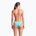 Costume da bagno intero donna arena Lace Back Solid acqua/rosa shocking 3
