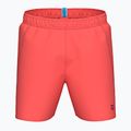 Pantaloncini da bagno arena Fundamentals Boxer R da uomo viola scuro/calipso corallo