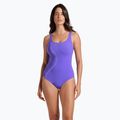 Costume da bagno intero donna arena Ginevra Wing Back viola 5