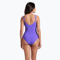 Costume da bagno intero donna arena Ginevra Wing Back viola 7
