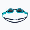 Occhialini da nuoto per bambini arena Air Jr Mirror argento/navy/acqua 4