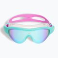 Occhialini da nuoto per bambini arena The One Mirror Jr blu/acqua/viola 2