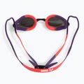 Occhiali da nuoto Arena Tracks Mirror rame/plum/corallo brillante 3