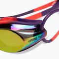 Occhiali da nuoto Arena Tracks Mirror rame/plum/corallo brillante 5