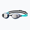 Occhiali da nuoto Arena Air-Speed Mirror argento/navy/acqua