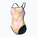 Costume da bagno intero donna arena Ao Rev Challenge Back multicolore/salvia scuro 4