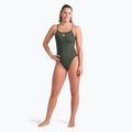 Costume da bagno intero donna arena Ao Rev Challenge Back multicolore/salvia scuro 8