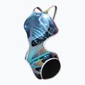 Costume intero donna arena One Print Tech Back nero multi/bianco 4