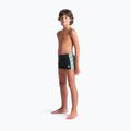 Pantaloncini da bagno da bambino arena Racing Stripe nero/nero multi 5