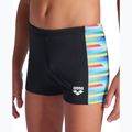 Pantaloncini da bagno da bambino arena Racing Stripe nero/nero multi 7
