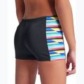 Pantaloncini da bagno da bambino arena Racing Stripe nero/nero multi 8