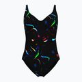 Costume intero donna arena Abyss U Back multi nero/nero