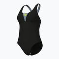 Costume intero donna arena Control Pro Solid nero/spuma marina 4
