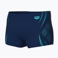 Boxer da nuoto arena da uomo Poseidonia Swim Short navy/acqua 3