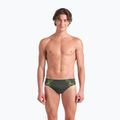 Slip da bagno arena Poseidonia da uomo salvia scura/bianco scuro 4