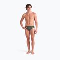Slip da bagno arena Poseidonia da uomo salvia scura/bianco scuro 5